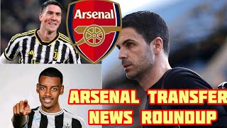 💥Arsenal Transfer News  Gunners want Dusan Vlahovic club advised to sign Alexander Isak and more [upl. by Eineeuq724]