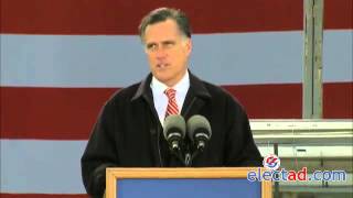 Mitt Romney Speech On The Economy in Ames Iowa  October 26 2012 [upl. by Walls]