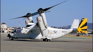 US Navy V22 Osprey TiltRotor Aircraft BellBoeing quotAirplane amp Helicopterquot [upl. by Ebony627]