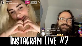 Lali Espósito y Peter Lanzani 28042020  Parte 2 del INSTAGRAM LIVE por CasiAngeles Laliter [upl. by Fayre649]