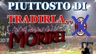 COREOGRAFIA DERBY MILANO 271217 quotIO PIUTTOSTO DI TRADIRLA MORIREIquot [upl. by Neleag]