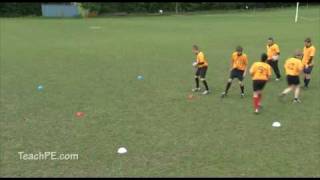 Basic Rugby Drills  Front on tackle drill [upl. by Mabelle242]