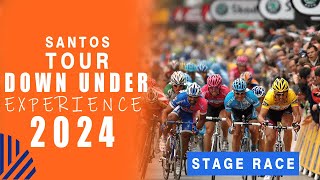 SANTOS TOUR DOWN UNDER 2024 EXPERIENCE  Adelaide Australia Village  Matt Keenan  Santos Stage 1 [upl. by Ellekim]