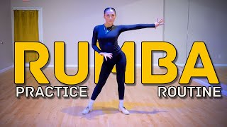 Practice Rumba Routine For Ladies [upl. by Kitchen]