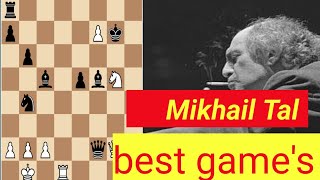 E Geller vs Mikhail Tal Tal best sacrifices Tal chess board gameTal all best gamestal chesstal [upl. by Hock689]