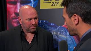 Dana White on Georges StPierre after UFC 217 Hes back  ESPN [upl. by Nevart]