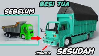 MODIFIKASI TRUK PLASTIK MENJADI TRUK UMPLUNG CAK SLAMET SEMUA ADA [upl. by Neeham]