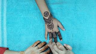 Beautiful and Easy Mahindi Designs for Hands  New Stylish Arabic Mehndi [upl. by Lotus]