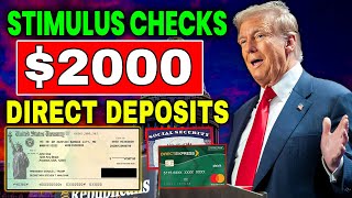 Trump Signed 5 Min Ago 2000 4th Round of Stimulus Checks Hitting Banks Today of Lowincome Seniors [upl. by Seyah]