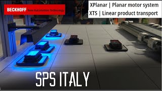 BECKHOFF XTS amp XPlanar  SPS Fair Parma 2022 [upl. by Golter]