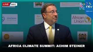 UNDP Administrator Achim Steiner speech at Africa Climate Summit [upl. by Market]