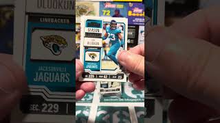 2023 Panini Contenders football cards Pack Opening So many stars waxpack footballcards panini [upl. by Artimed]