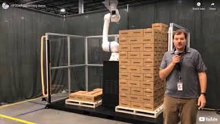 HC20 Collaborative Robot Palletizing Demonstration [upl. by Ellehsem752]