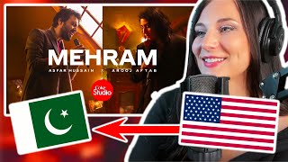 US 🇺🇸 SINGERSONGWRITER REACTS TO MEHRAM  COKE STUDIO 🇵🇰  SEASON 14  ASFAR HUSSAIN X AROOJ AFTAB [upl. by Datha]