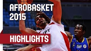 Egypt v Gabon  Game Highlights  Group C  AfroBasket 2015 [upl. by Cuttler326]