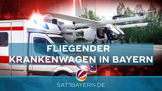 Fliegender Krankenwagen Erster ERettungsflieger in Bayern vorgestellt [upl. by Karl]