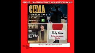 Intv w Five Time Nominee Josh Ross on the 2024 Canadian Country Music Association Awards [upl. by Boniface]