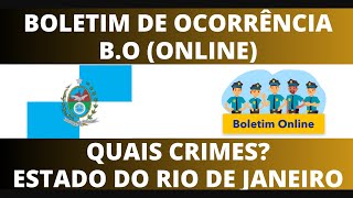 COMO FAZER UM BOLETIM DE OCORRÊNCIA ONLINE  BO ONLINE RIO DE JANEIRO [upl. by Latonia843]