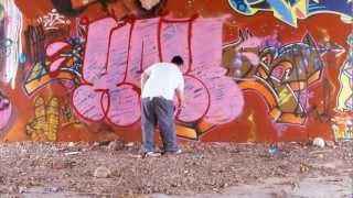 Hot  Hase  Graffiti throwie [upl. by Leamaj]