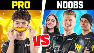 3 NOOBS VS 3 ROCKET LEAGUE PROS [upl. by Tait832]