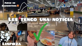 Les tengo una noticia✅ despensa rápida 🛒 limpieza a mi apartamento 🫧… [upl. by Tonia]