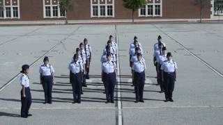 AFJROTC 30 Step Drill Sequence Demo [upl. by Muir426]