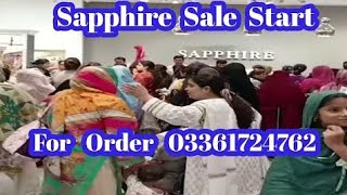 Saphire Sale Today  Saphire Winter Collection Sale  Sapphire Sale Start  Sapphire Sale [upl. by Olive]