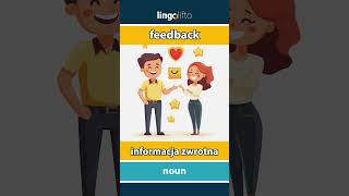 🇬🇧🇵🇱 feedback  informacja zwrotna  learn English  Uczmy się angielskiego [upl. by Arateehc]