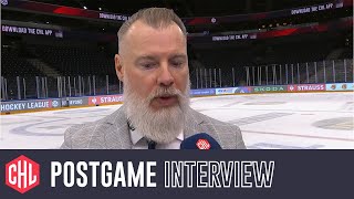 Postgame interviews Tappara Tampere  Adler Manheim [upl. by Sprage806]