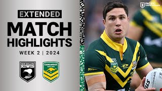 Pacific Championships 2024  New Zealand Kiwis vs Australian Kangaroos  Extended Highlights [upl. by Comptom600]