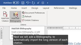 Importing Griffith Harvard Referencing Style into Zotero [upl. by Dareg]