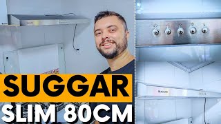 SUGGAR SLIM  DEPURADOR DE AR 80CM INOX [upl. by Emmit]