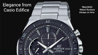 Casio edifice Solar Sapphire EFSS560DB1AVUEF Review [upl. by Eijneb]