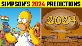 The Simpsons Predicted WHAT about India in 2024 [upl. by Rednijar]