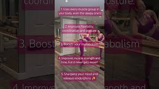 Reasons why I LOVE Barre workouts so much 💖👌 Barre Pilates BarreWorkout HomeWorkout [upl. by Wilhelmine]