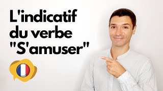 CONJUGAISON  Le verbe SAMUSER au présent passé composé et futur simple 😁👌✅ [upl. by Nylg850]