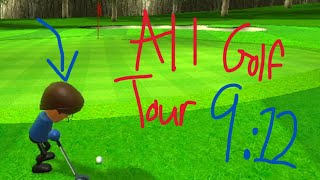 Stream Highlight Wii Sports All Golf Tour Speedrun in 912 [upl. by Nelag]