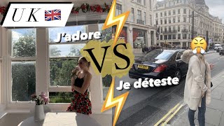 🇬🇧 VIVRE EN ANGLETERRE  Ce que j’aime VS Ce que je n’aime pas [upl. by Ocsicnarf]