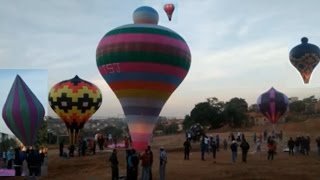 Revoada de Balão  mais de 30 balões  Filmagem Costa e Silva [upl. by Seraphina866]