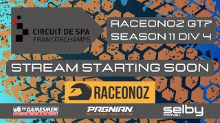 RaceOnOz GT7 Season 11 Div 4 Round 1 Spa 24h Layout  17 Laps [upl. by Romie]