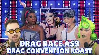 Drag Race AS9 Episode 6 National Drag Convention Roast  Queening Out w Laganja and Joseph [upl. by Sug]