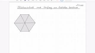 Flächeninhalt und Umfang von Vielecken berechnen [upl. by Sasha]