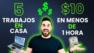 ✅Gana 10 en Menos de 1 Hora con Trabajos Online  Trabaja desde casa y Gana dinero en internet🔥 [upl. by Alfonzo]