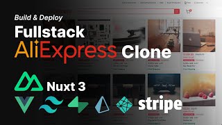 Build amp Deploy Full Stack Ecommerce AliExpress Nuxt 3 Vue js Tailwind CSS Supabase Prisma Netlify [upl. by Trisa791]