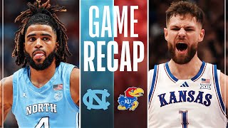 9 North Carolina vs 1 Kansas  Full Game Recap  Nov 8 2024 [upl. by Eldnek]