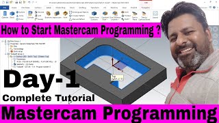 Mastercam 2023 Programming  Mastercam 2023 tutorials [upl. by Naujled]