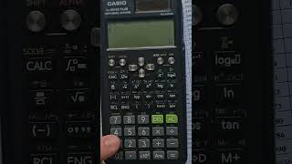 Calculate Z score standard distribution without the table on the Casio FX991es Shorts [upl. by Asoramla]