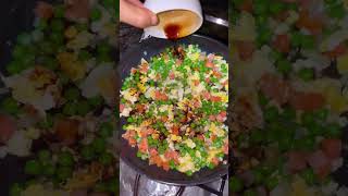 Let’s make fried rice recipe friedrice cooking eggfriedrice chef [upl. by Aicital]