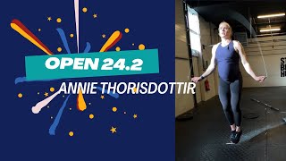 Annie takes on Open workout 242 [upl. by Solim3]