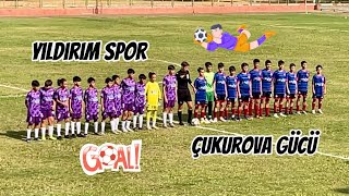 U14 LİGİ YILDIRIM SPORÇUKUROVA GÜCÜ MAÇ ÖZETİ 🔥🏆⚽️🤩👍ОБЗОР МАТЧА [upl. by Bevon]